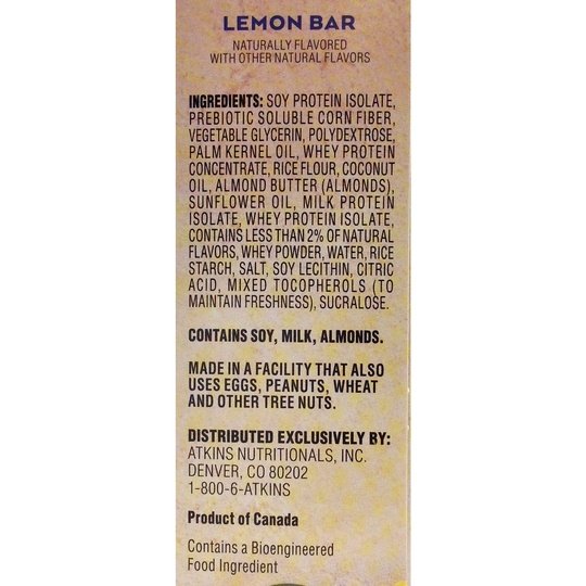 Atkins Nutritionals Snack Bars