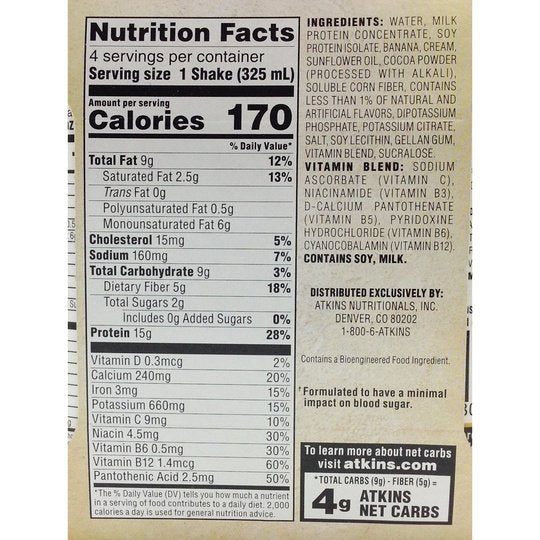 Atkins Nutritionals Ready-to-Drink Shakes