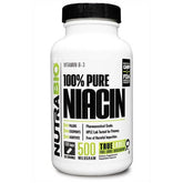 NutraBio 100% Pure Niacin (120 Caps)