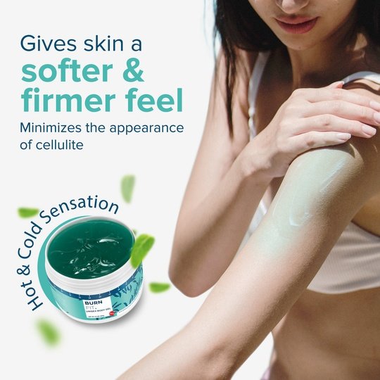 Burn.Fit Unisex Anti Cellulite, Waist Slimming and Skin Firming Body Gel