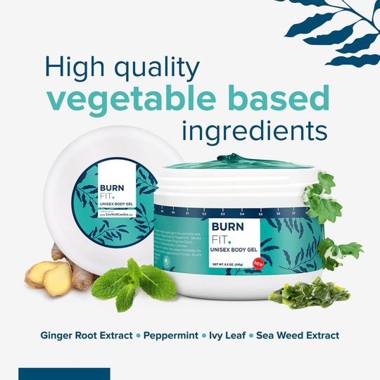 Burn.Fit Unisex Anti Cellulite, Waist Slimming and Skin Firming Body Gel