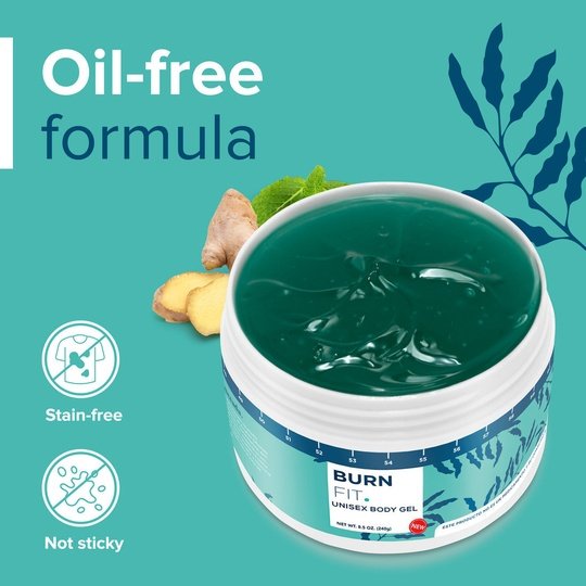 Burn.Fit Unisex Anti Cellulite, Waist Slimming and Skin Firming Body Gel