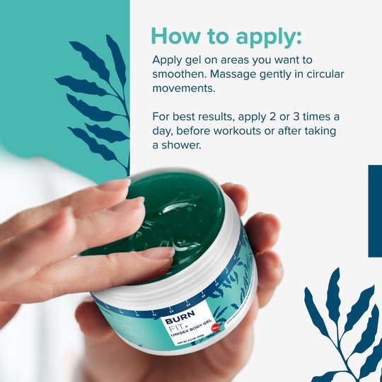 Burn.Fit Unisex Anti Cellulite, Waist Slimming and Skin Firming Body Gel