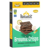 Bantastic Brownie Thin Crisps Snack by Natural Heaven - Double Chocolate