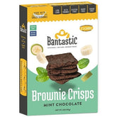 Bantastic Brownie Thin Crisps Snack by Natural Heaven - Mint Chocolate