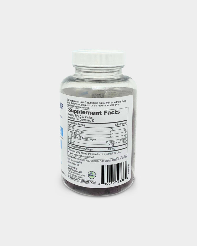 Performance Inspired Nutrition Collagen + Biotin Gummy