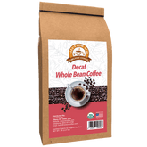 Alex's Low Acid Organic Coffee™ - Decaf Whole Bean (5lbs)