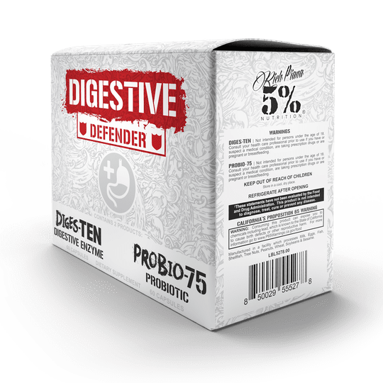 Rich Piana Digestive Defender Pack (Digestive Enzyme - Probiotic)