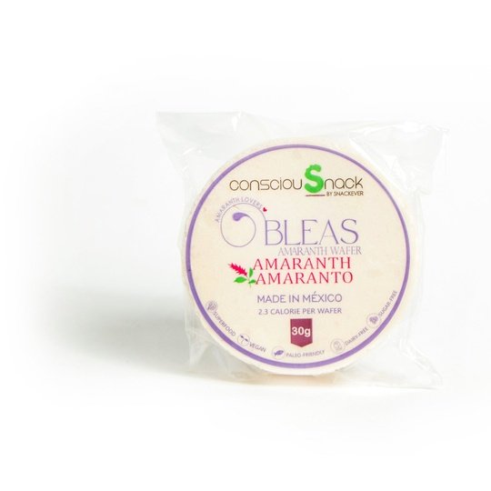 ConsciouSnack Obleas Amaranth Wafers by Snackever