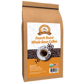 Alex's Low Acid Organic Coffee™ - French Roast Whole Bean (5lbs)