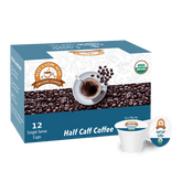 Alex's Low Acid Organic Coffee™ K-Cups - Half Caff