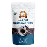 Alex's Low Acid Organic Coffee™ - Half Caff Whole Bean (12oz)