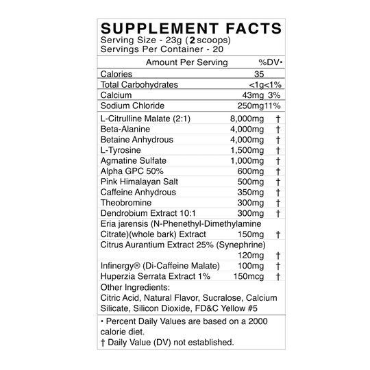 BLKMKT x Anabolic Warfare Pre Workout
