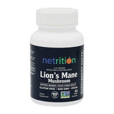 Certified Organic & Vegan US Grown Lion's Mane Mushroom Capsules by Netrition
