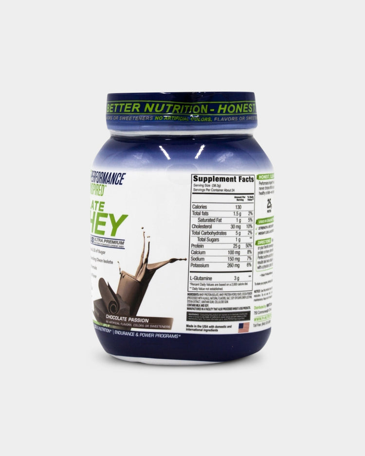 Performance Inspired Nutrition Isolate Whey Protein