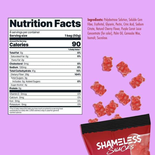 Gummy Candy by Shameless Snacks - So Beary Cherry