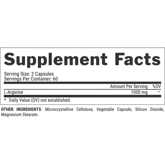 Nutrex L-Arginine 1000 (120 Caps)