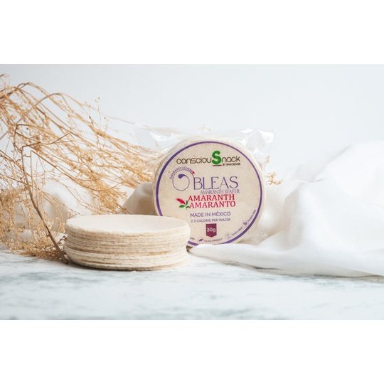ConsciouSnack Obleas Amaranth Wafers by Snackever