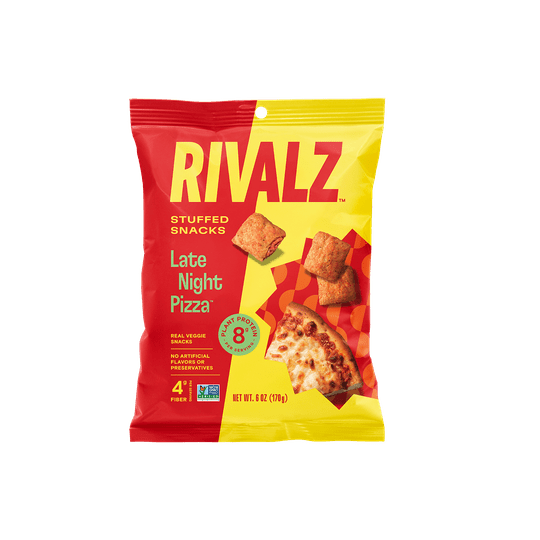 Stuffed Protein Snacks by Rivalz Snacks - Late Night Pizza