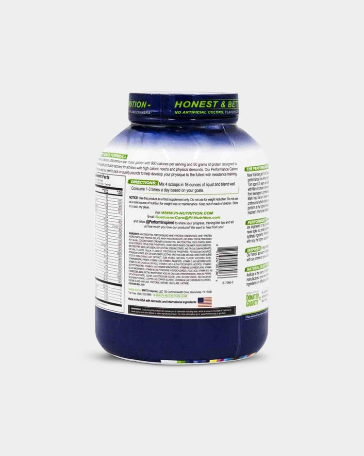 Performance Inspired Nutrition Performance Smart Gainer