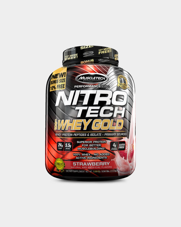 MuscleTech Nitro Tech 100% Whey Gold Protein