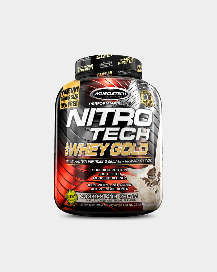 MuscleTech Nitro Tech 100% Whey Gold Protein