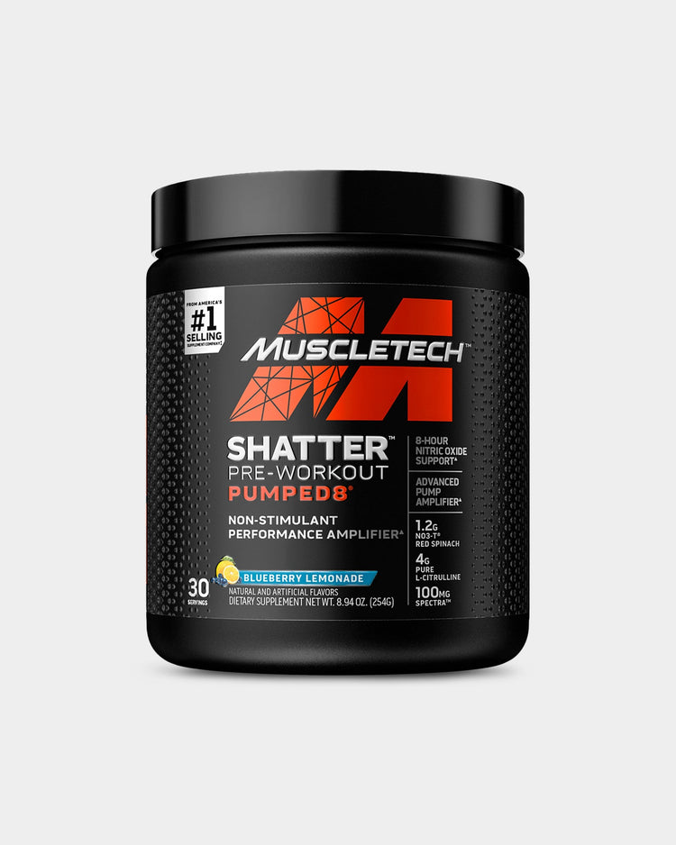 MuscleTech Shatter Pumped 8 Pre-Workout | Stim-Free