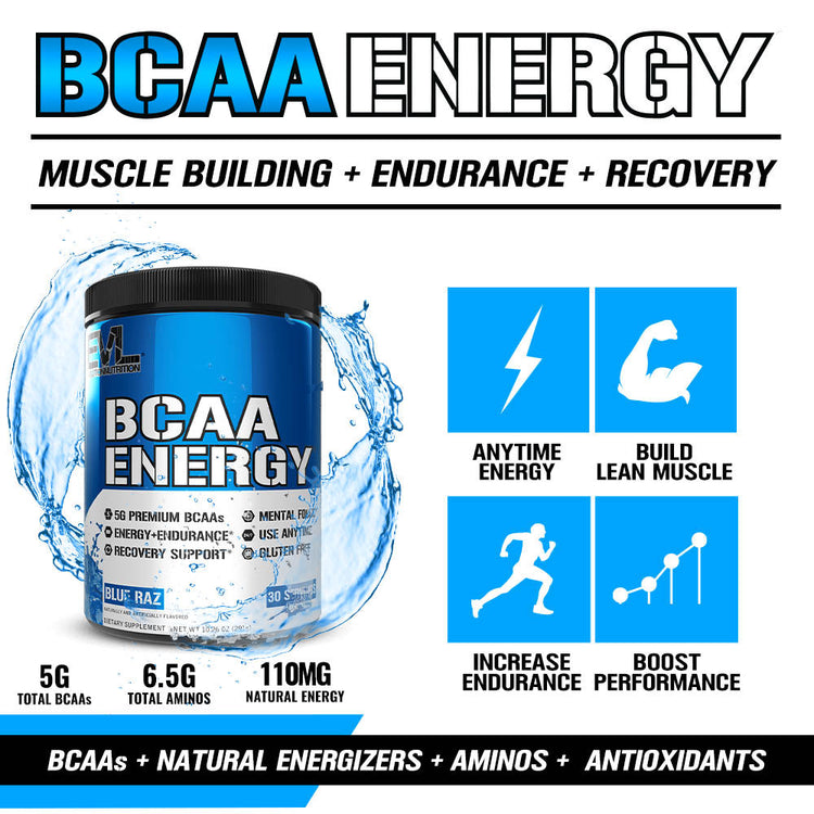 EVLUTION NUTRITION BCAA ENERGY AMINO ACIDS