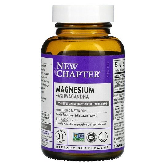 New Chapter Magnesium + Ashwagandha