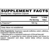 L-Theanine 100mg Capsule by Netrition