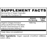 Chaga Mushroom Capsule by Netrition - Nature's Immunity Boost in a Capsule
