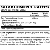 Saw Palmetto 320mg Softgel by Netrition