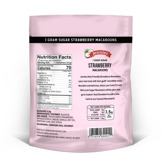 Jennies Zero Sugar Macaroons