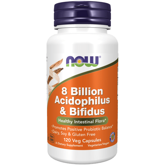 Now 8 Billion Acidophilus & Bifidus