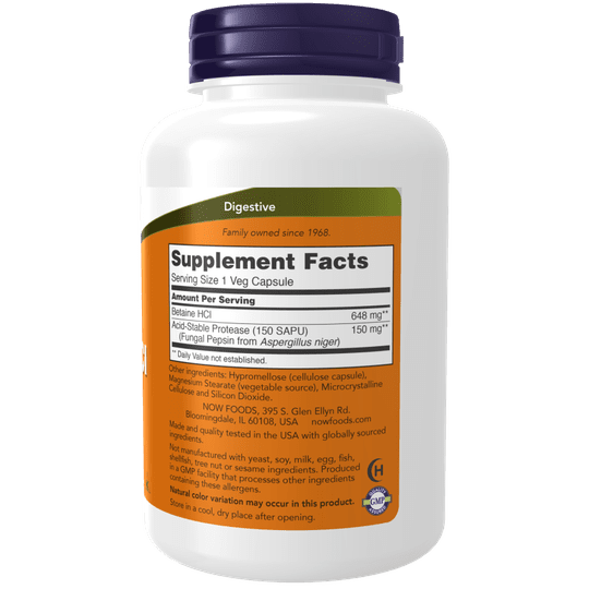 Now Betaine HCI 648 MG