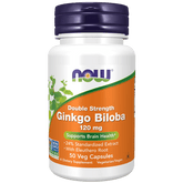 Now Ginkgo Biloba Double Strength 120mg