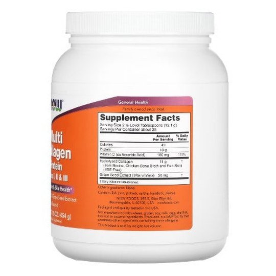 Now Multi Collagen Protein Types I, II & III