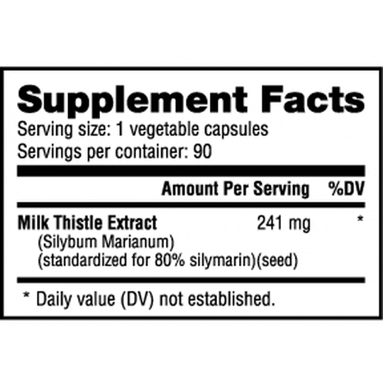 Nutrabio Milk Thistle (90 Caps)