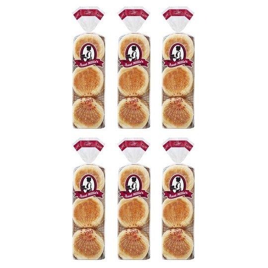 Aunt Millie's Live Carb Smart English Muffins, 6 muffins