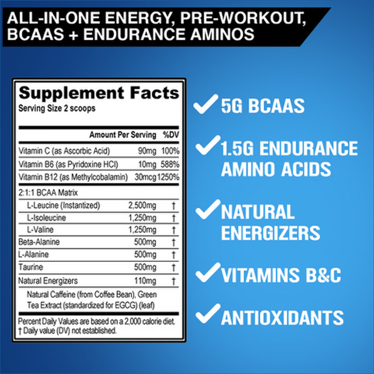 EVLUTION NUTRITION BCAA ENERGY AMINO ACIDS