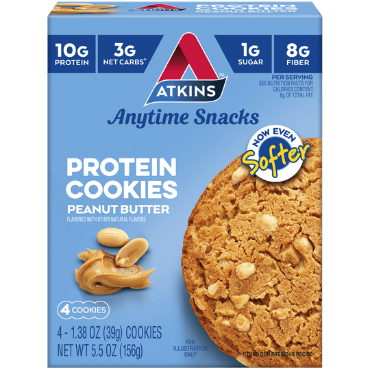 Atkins Nutritionals Snack Protein Cookies (4 cookies)