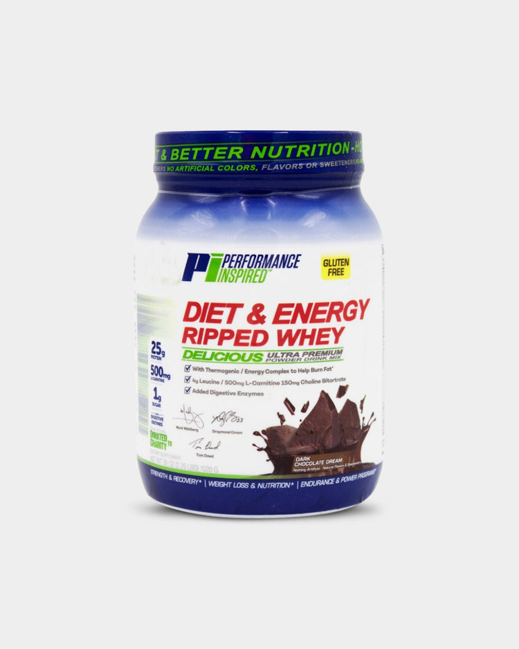 Performance Inspired Nutrition Diet & Energy Ripped Whey Protein Powder