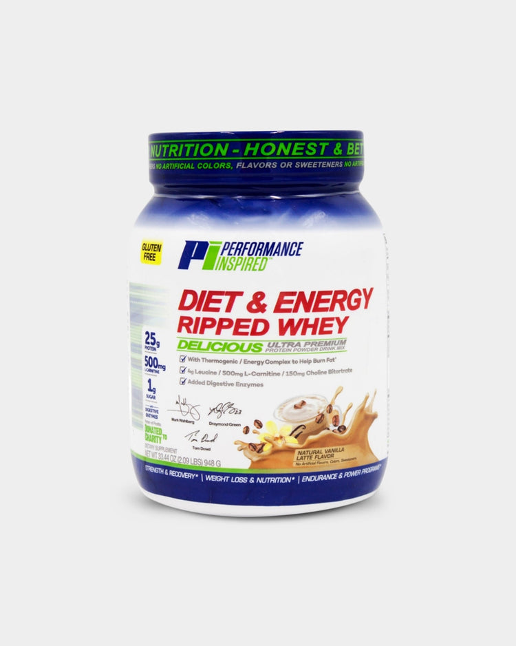 Performance Inspired Nutrition Diet & Energy Ripped Whey Protein Powder