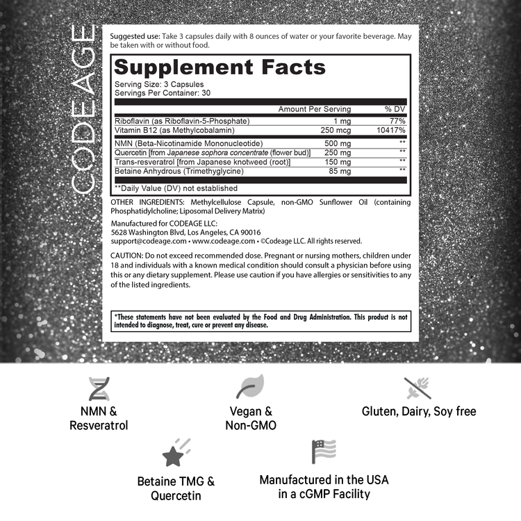Codeage NMN Platinum Supplement