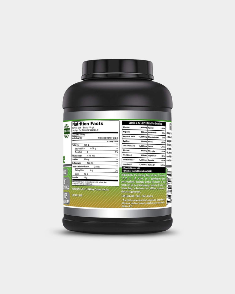 Amazing Nutrition Amazing Formulas Grass-Fed Whey Isolate