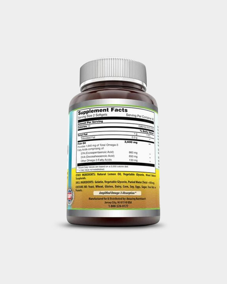 Amazing Nutrition Amazing Omega Omega 3 Fish Oil 1300 mg