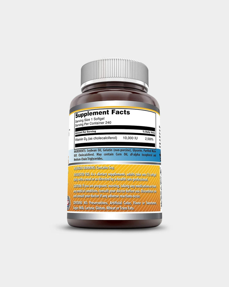 Amazing Nutrition Amazing Formulas Vitamin D3 10000 IU