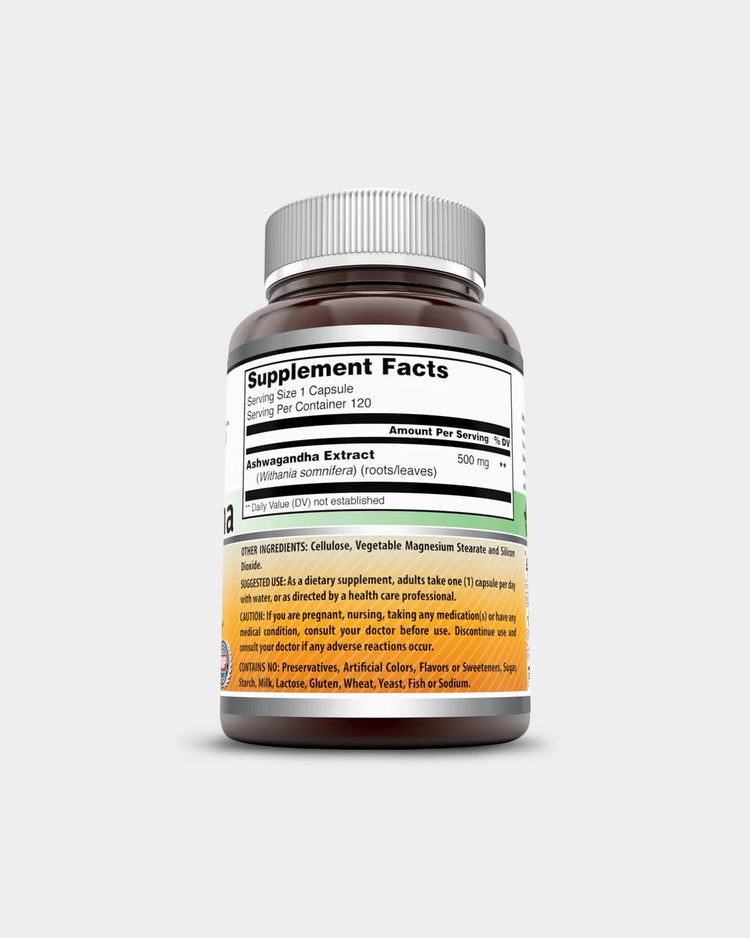 Amazing Nutrition Amazing Formulas Ashwagandha 500 mg