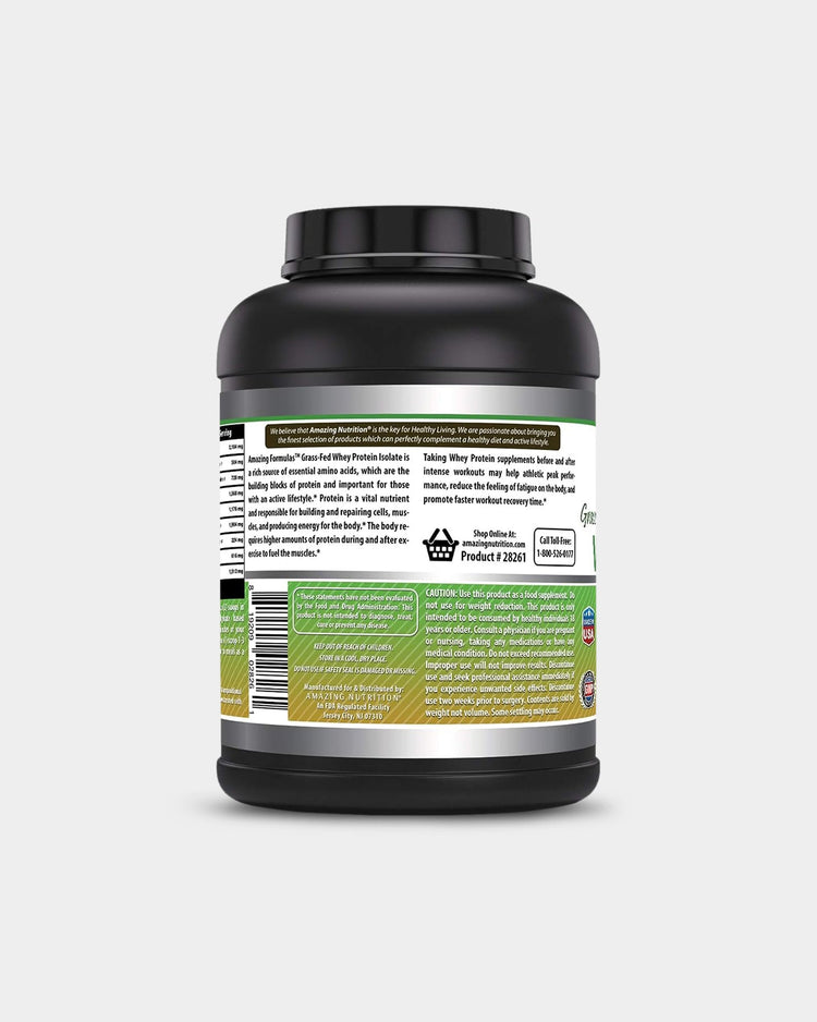 Amazing Nutrition Amazing Formulas Grass-Fed Whey Isolate