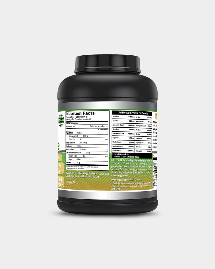 Amazing Nutrition Amazing Formulas Grass-Fed Whey Isolate